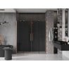Mexen Velar Duo porte de douche coulissante 200 cm, graphite, cuivre brossé - 871-200-000-42-65