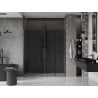 Mexen Velar Duo porte de douche coulissante 170 cm, graphite, gris pistolet brossé - 871-170-000-42-66