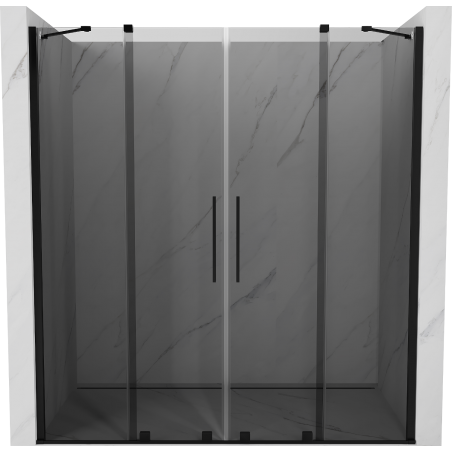 Mexen Velar Duo porte de douche coulissante 170 cm, graphite, noir - 871-170-000-42-70