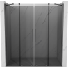 Mexen Velar Duo porte de douche coulissante 200 cm, graphite, gun metal - 871-200-000-42-95