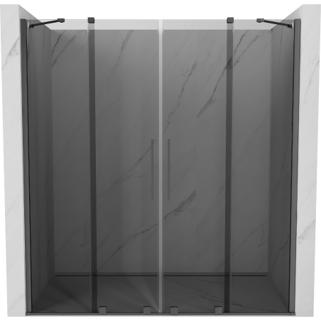 Mexen Velar Duo porte de douche coulissante 180 cm, graphite, gun metal - 871-180-000-42-95