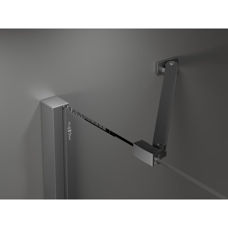Mexen Velar Duo porte de douche coulissante 180 cm, graphite, gun metal - 871-180-000-42-95
