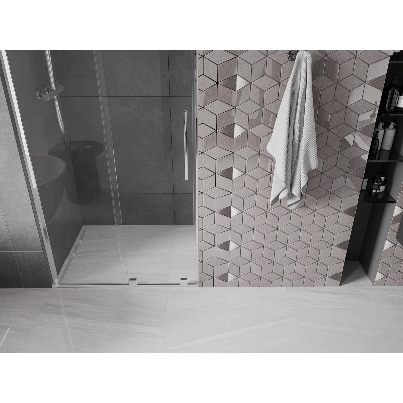 Mexen Velar L porte de douche coulissante 90 cm, transparent, chromé - 871-090-003-01-01