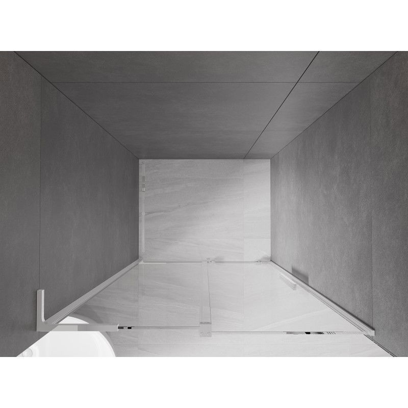 Mexen Velar L portes de douche coulissantes 120 cm, transparent, chrome - 871-120-003-01-01
