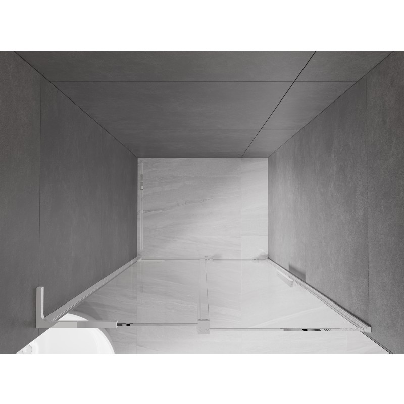 Mexen Velar L porte de douche coulissante 110 cm, transparent, chrome - 871-110-003-01-01