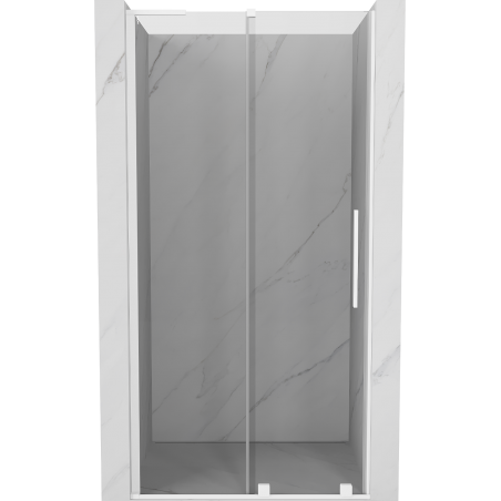 Mexen Velar L porte de douche coulissante 110 cm, transparent, blanc - 871-110-003-01-20