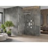 Cabine de douche coulissante Mexen Omega 100 x 80 cm, transparent, chrome - 825-100-080-01-00