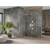 Cabine de douche coulissante Mexen Omega 100 x 80 cm, transparent, chrome - 825-100-080-01-00