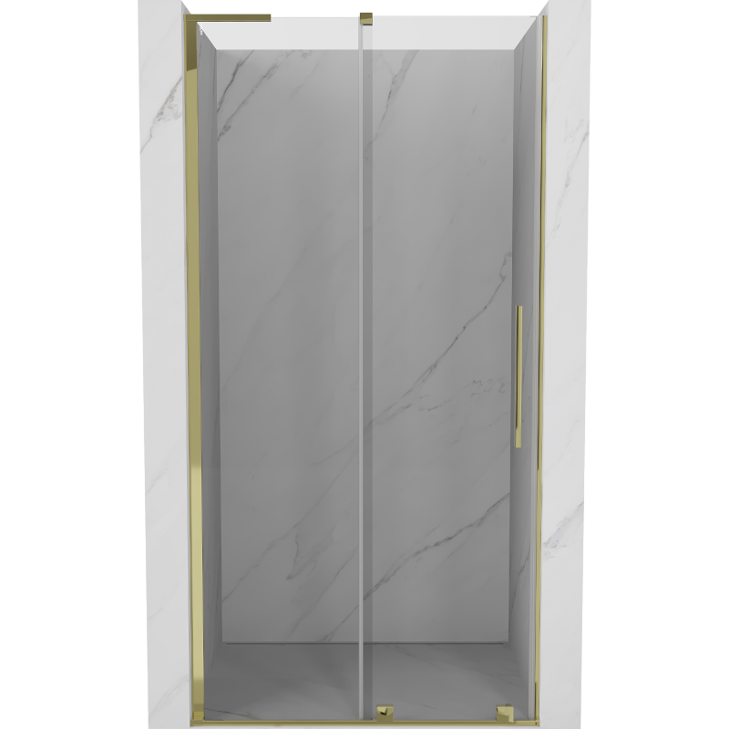 Mexen Velar L portes de douche coulissantes 90 cm, transparent, doré - 871-090-003-01-50