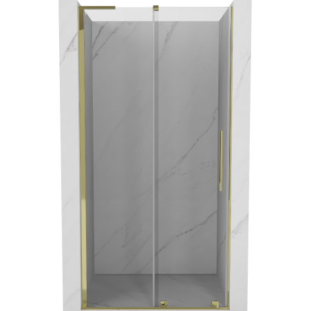 Mexen Velar L portes de douche coulissantes 90 cm, transparent, doré - 871-090-003-01-50