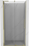 Mexen Velar L portes de douche coulissantes 90 cm, transparent, doré - 871-090-003-01-50