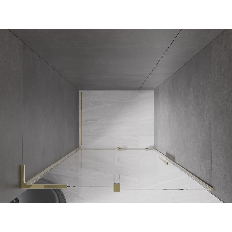 Mexen Velar L porte de douche coulissante 110 cm, transparent, doré - 871-110-003-01-50