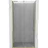 Mexen Velar L porte de douche coulissante 100 cm, transparent, or brossé - 871-100-003-01-55