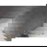 Mexen Velar L portes de douche coulissantes 90 cm, transparent, or brossé - 871-090-003-01-55