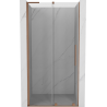 Mexen Velar L portes de douche coulissantes 90 cm, transparentes, cuivre brossé - 871-090-003-01-65