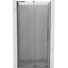 Mexen Velar L porte de douche coulissante 90 cm, transparent, gris canon brossé - 871-090-003-01-66