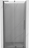 Mexen Velar L porte de douche coulissante 100 cm, transparent, gris canon brossé - 871-100-003-01-66