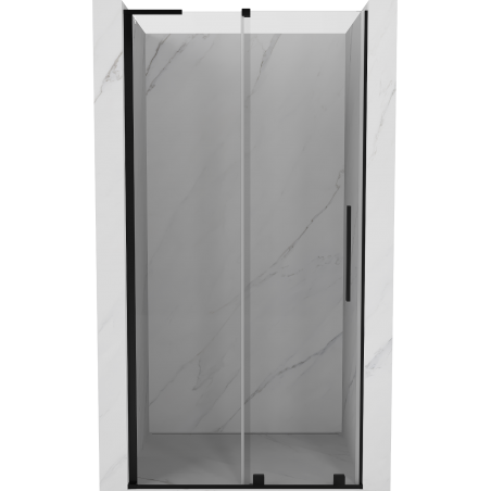 Mexen Velar L portes de douche coulissantes 110 cm, transparentes, noires - 871-110-003-01-70