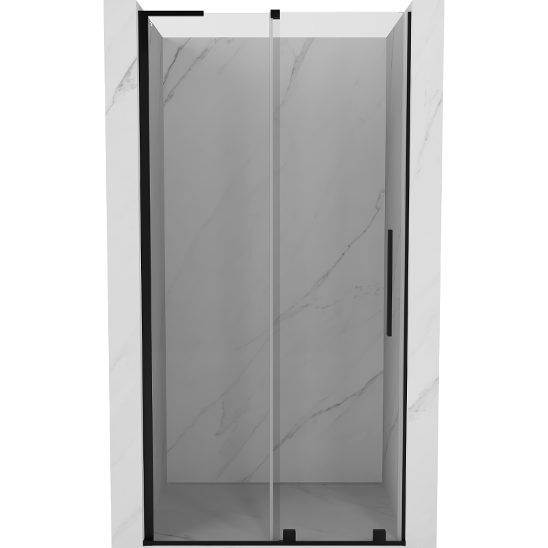 Mexen Velar L porte de douche coulissante 120 cm, transparentes, noires - 871-120-003-01-70