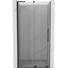 Mexen Velar L porte de douche coulissante 120 cm, transparentes, noires - 871-120-003-01-70