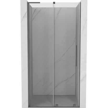 Mexen Velar L porte de douche coulissante 100 cm, transparent, gun metal - 871-100-003-01-95