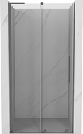 Mexen Velar L porte de douche coulissante 100 cm, transparent, gun metal - 871-100-003-01-95