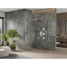 Mexen Omega cabine de douche coulissante 110 x 80 cm, transparente, chromée - 825-110-080-01-00
