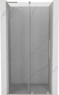 Mexen Velar L portes de douche coulissantes 90 cm, transparentes, nickel brossé - 871-090-003-01-97