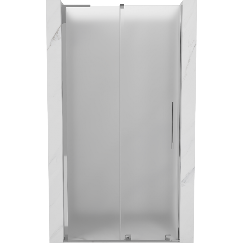 Mexen Velar L porte de douche coulissantes 120 cm, givre, chrome - 871-120-003-31-01