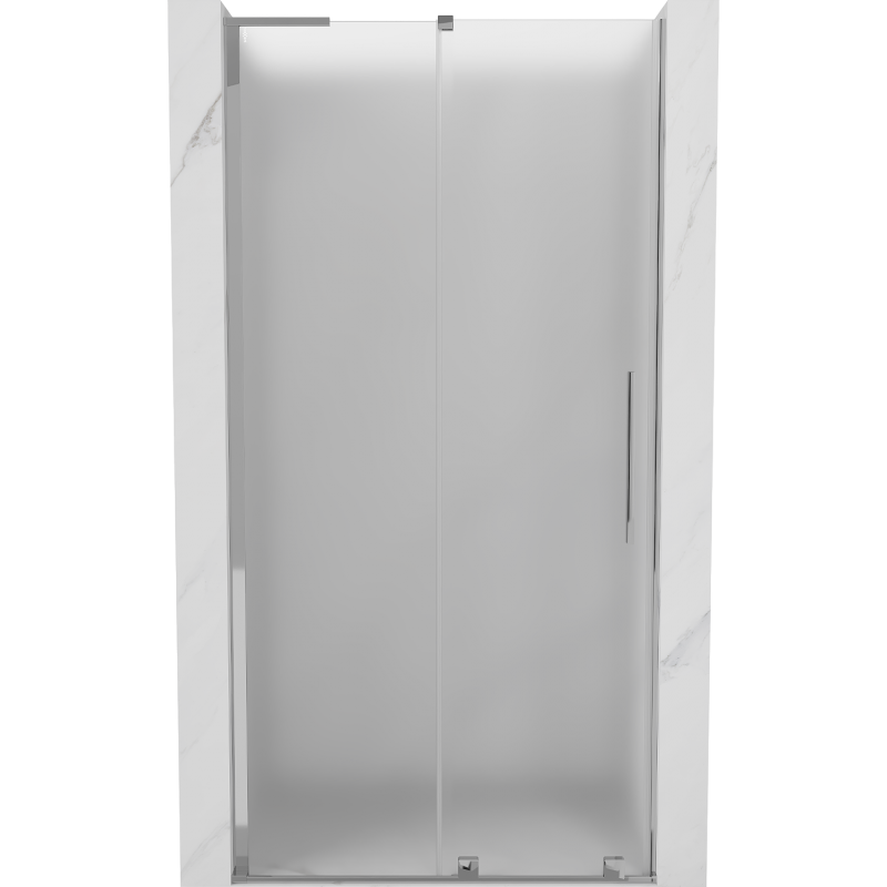Mexen Velar L portes de douche coulissantes 120 cm, givré, chrome - 871-120-003-31-01