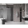 Mexen Velar L portes de douche coulissantes 120 cm, givré, chrome - 871-120-003-31-01