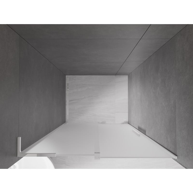 Mexen Velar L porte de douche coulissante 110 cm, givré, chrome - 871-110-003-31-01