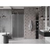 Mexen Velar L portes de douche coulissantes 120 cm, givré, chrome - 871-120-003-31-01