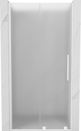 Mexen Velar L porte de douche coulissante 110 cm, givré, blanc - 871-110-003-31-20