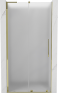 Mexen Velar L porte de douche coulissante 90 cm, givrée, dorée - 871-090-003-31-50