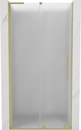 Porte de douche coulissante Mexen Velar L 90 cm, givrée, dorée brossée - 871-090-003-31-55