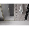 Mexen Velar L portes de douche coulissantes 90 cm, dépoli, or brossé - 871-090-003-31-55