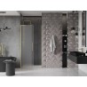 Mexen Velar L portes de douche coulissantes 90 cm, dépoli, or brossé - 871-090-003-31-55
