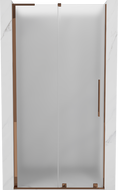 Mexen Velar L porte de douche coulissante 100 cm, givré, or rose - 871-100-003-31-60