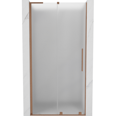 Mexen Velar L porte de douche coulissante 90 cm, givré, cuivre brossé - 871-090-003-31-65