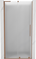 Mexen Velar L porte de douche coulissante 90 cm, givré, cuivre brossé - 871-090-003-31-65
