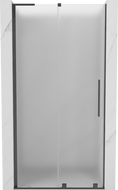 Mexen Velar L porte de douche coulissante 90 cm, givre, gris canon brossé - 871-090-003-31-66