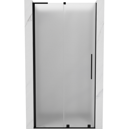 Mexen Velar L porte de douche coulissante 110 cm, dépoli, noir - 871-110-003-31-70