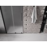 Mexen Velar L porte de douche coulissante 110 cm, dépoli, noir - 871-110-003-31-70