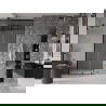 Mexen Velar L porte de douche coulissante 110 cm, givre, noir - 871-110-003-31-70