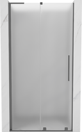 Mexen Velar L porte de douche coulissante 90 cm, givré, métal pistolet - 871-090-003-31-95