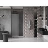 Mexen Velar L porte de douche coulissante 100 cm, givré, métal gun - 871-100-003-31-95