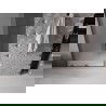Mexen Velar L porte de douche coulissante 120 cm, givre, gun metal - 871-120-003-31-95