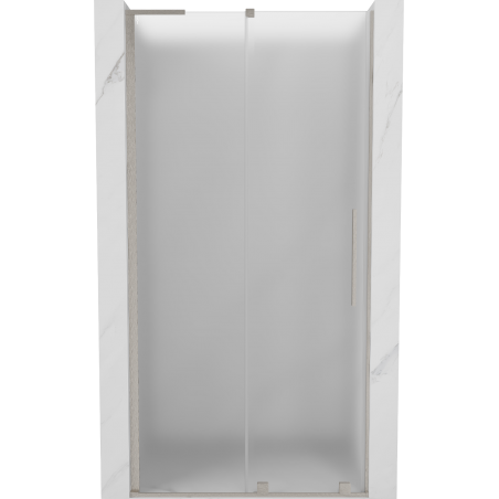 Mexen Velar L porte de douche coulissante 100 cm, givrée, nickel brossé - 871-100-003-31-97