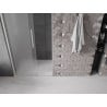Mexen Velar L porte de douche coulissante 110 cm, givre, nickel brossé - 871-110-003-31-97